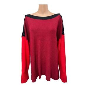 Vince Camuto Colorblock Boatneck Sweater NWT